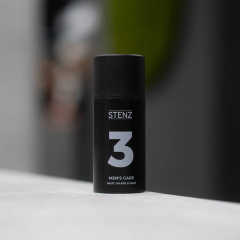 STENZ Men's Care | "3", die 3-in-1 Pflege für Gesicht, Haare & Bart