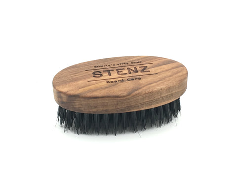 Beard Brush oval groß